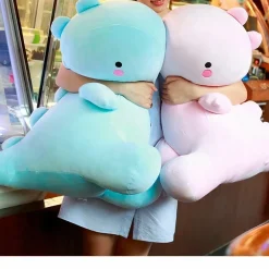 Peluche dinosaure trop mignonne rose