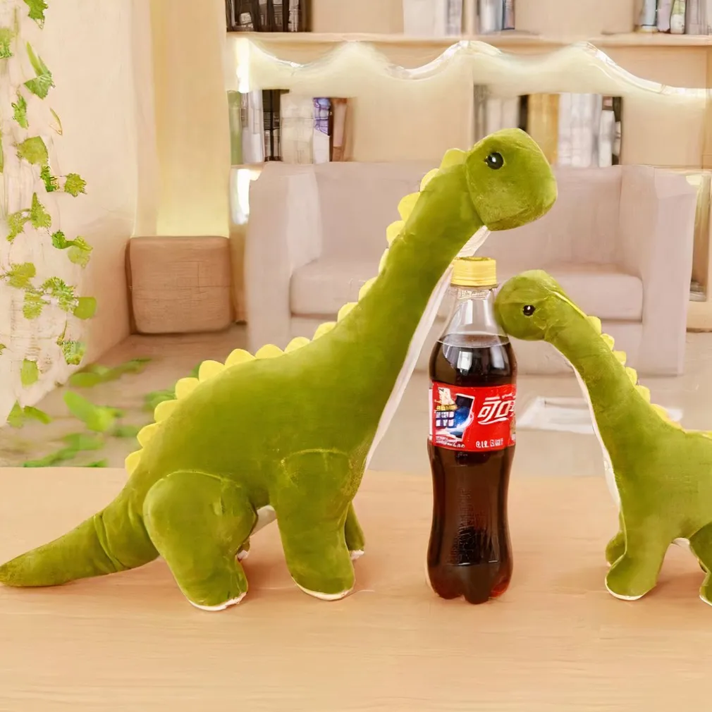 Peluche dinosaure vert