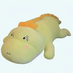 Peluche dinosaure vert clair adorable