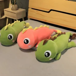 Peluche dinosaure vert clair kawaii