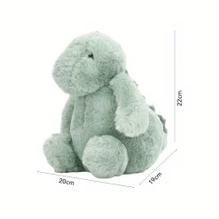 Peluche dinosaure vert ultra doux