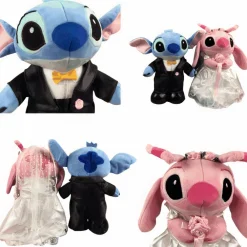Peluche Disney Stitch et Angel mariage