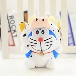 Peluche Doraemon déguisé en vache