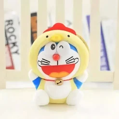 Peluche Doraemon déguisée en poule