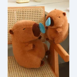 Peluche douce capybara enrhumé