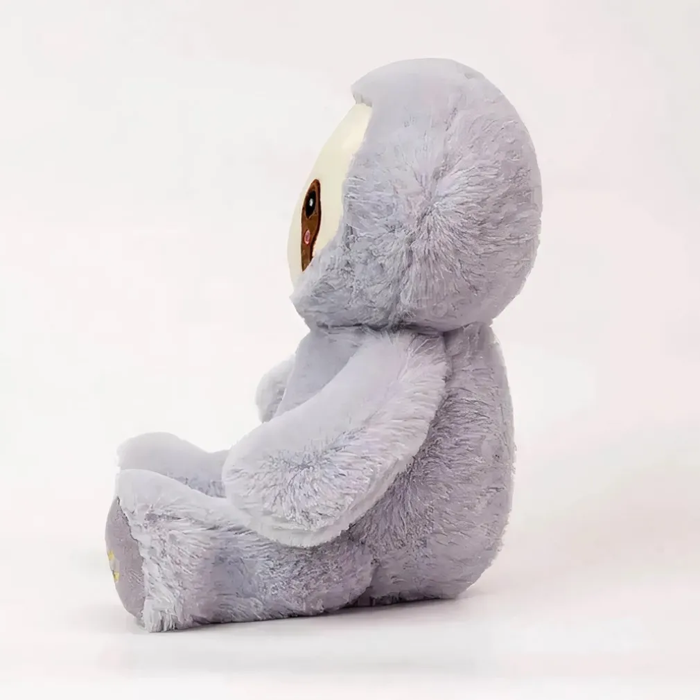 Peluche douce paresseux respirant