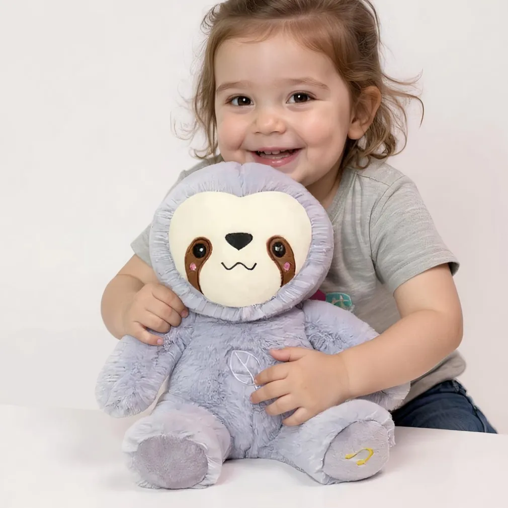Peluche douce paresseux respirant