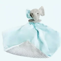 Peluche doudou éléphant bleue