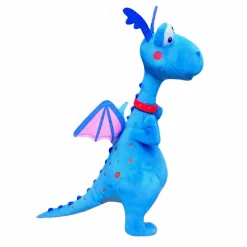 Peluche dragon bleu