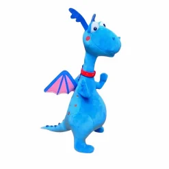 Peluche dragon bleu