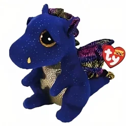 Peluche dragon TY bleu