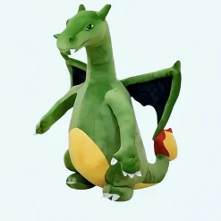 Peluche dragon vert géant