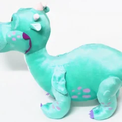 Peluche dragon vert trop mignon