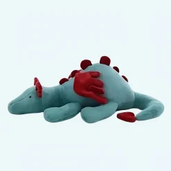 Peluche dragon volant bleu
