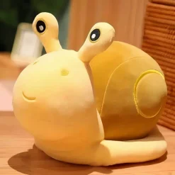 Peluche escargot avec coeur jaune