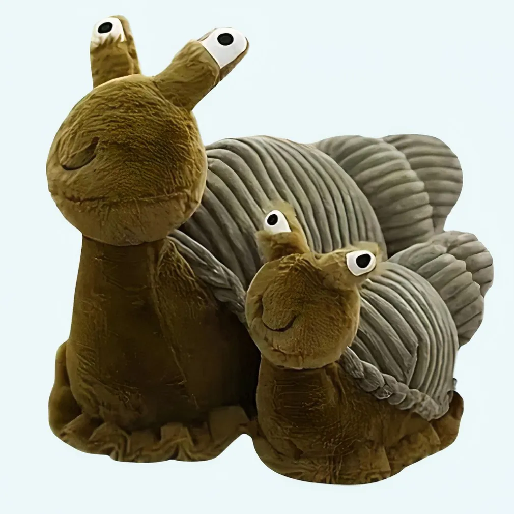 Peluche escargot vert