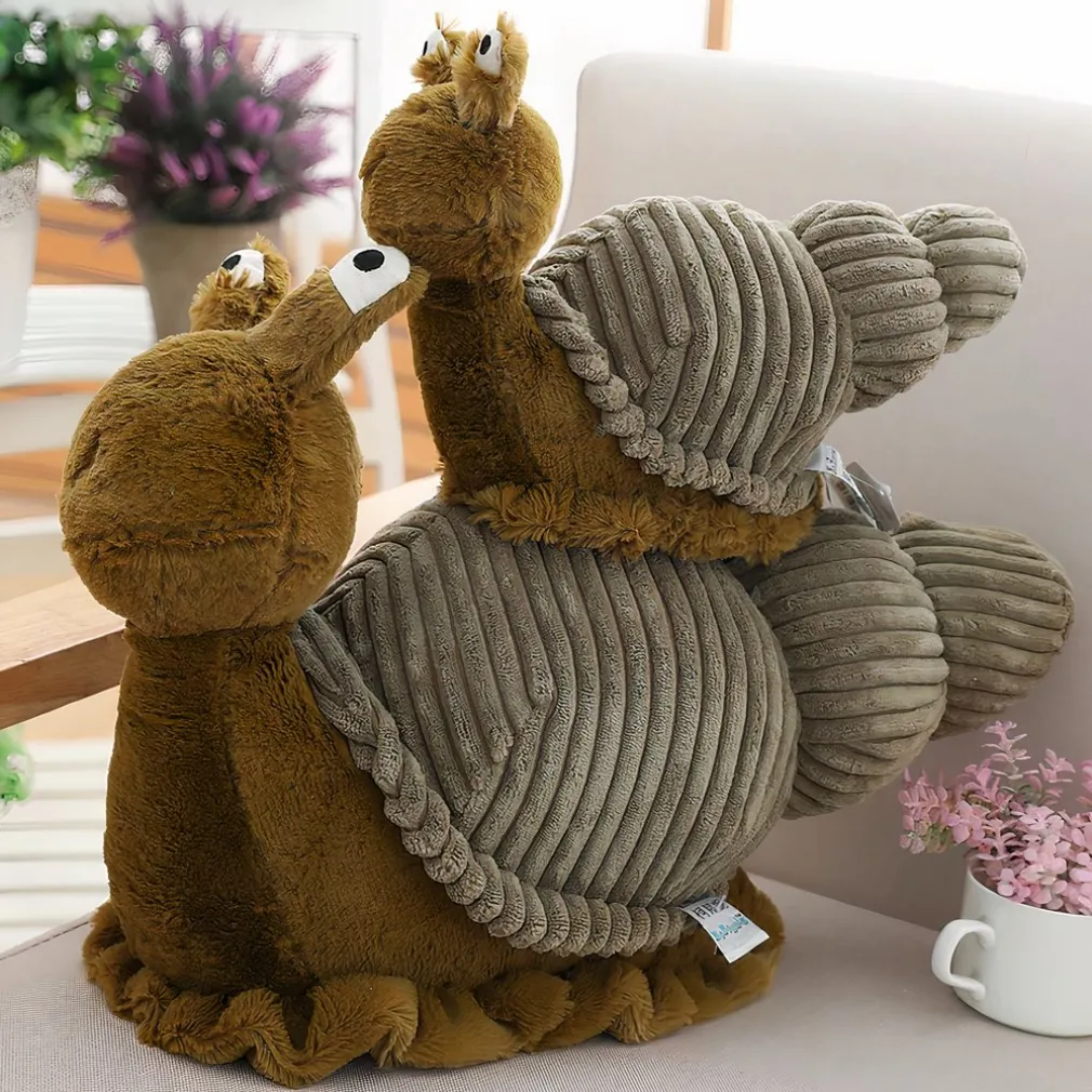 Peluche escargot vert