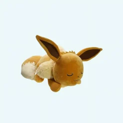 Peluche Evoli géant qui dort 50 cm