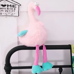 Peluche flamant rose rigolote