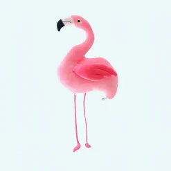Peluche flamant rose tout doux