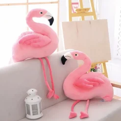 Peluche flamant rose tout doux