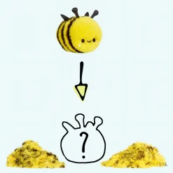 Peluche Fluffie Stuffiez abeille mignonne