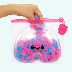 Peluche Fluffie Stuffiez arc-en-ciel rose et bleu