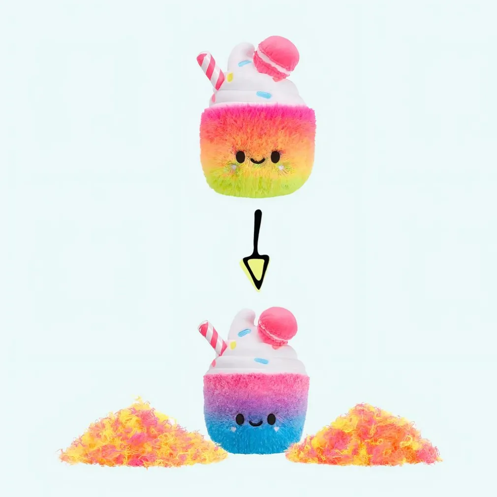 Peluche Fluffie Stuffiez en forme de pot de glace