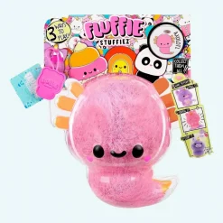 Peluche Fluffie Stuffiez Axolotl rose
