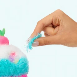 Peluche Fluffie Stuffiez cornet de glace rose et bleu
