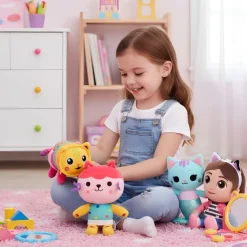 Peluche Gabby Chat personnage Bébé Boîte