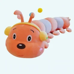 Peluche géante chenille
