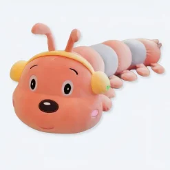 Peluche géante chenille