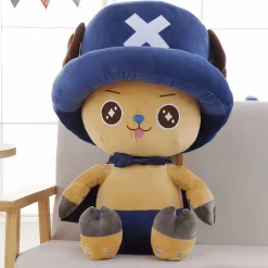 Peluche géante Chopper mignon One Piece bleu