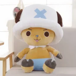 Peluche géante Chopper mignon One Piece blanc