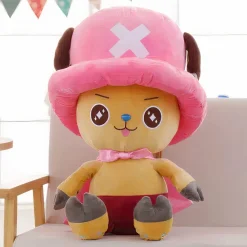 Peluche géante Chopper One Piece rose