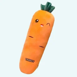 Peluche géante de carotte