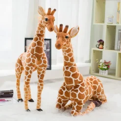 Peluche géante girafe