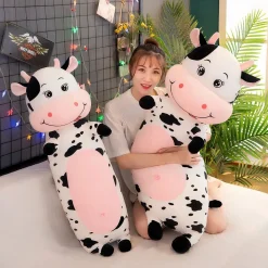 Peluche GÉANTE vache tachetée