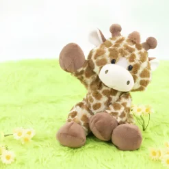 Peluche girafe doudou moelleux