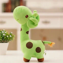 Peluche girafe toute mignonne jaune
