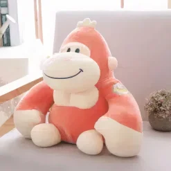Peluche gorille orange