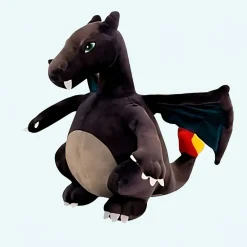 Peluche grand dragon noir