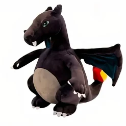 Peluche grand dragon noir