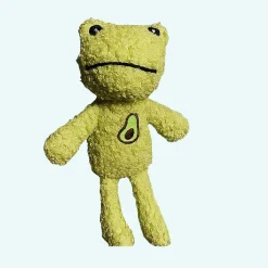 Peluche grenouille avec avocat