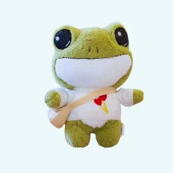 Peluche grenouille avec pull