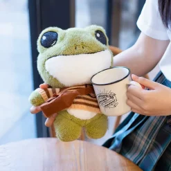Peluche grenouille avec pull