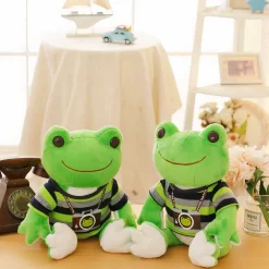 Peluche grenouille photographe