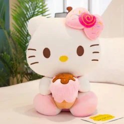 Peluche Hello Kitty avec une glace