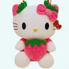 Peluche Hello Kitty fraise Kawaii